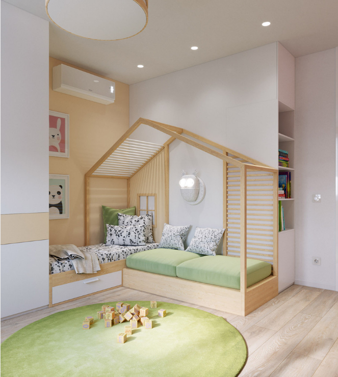 126㎡简约新房,朋友说像设计图,开放式厨房还有超大落地窗