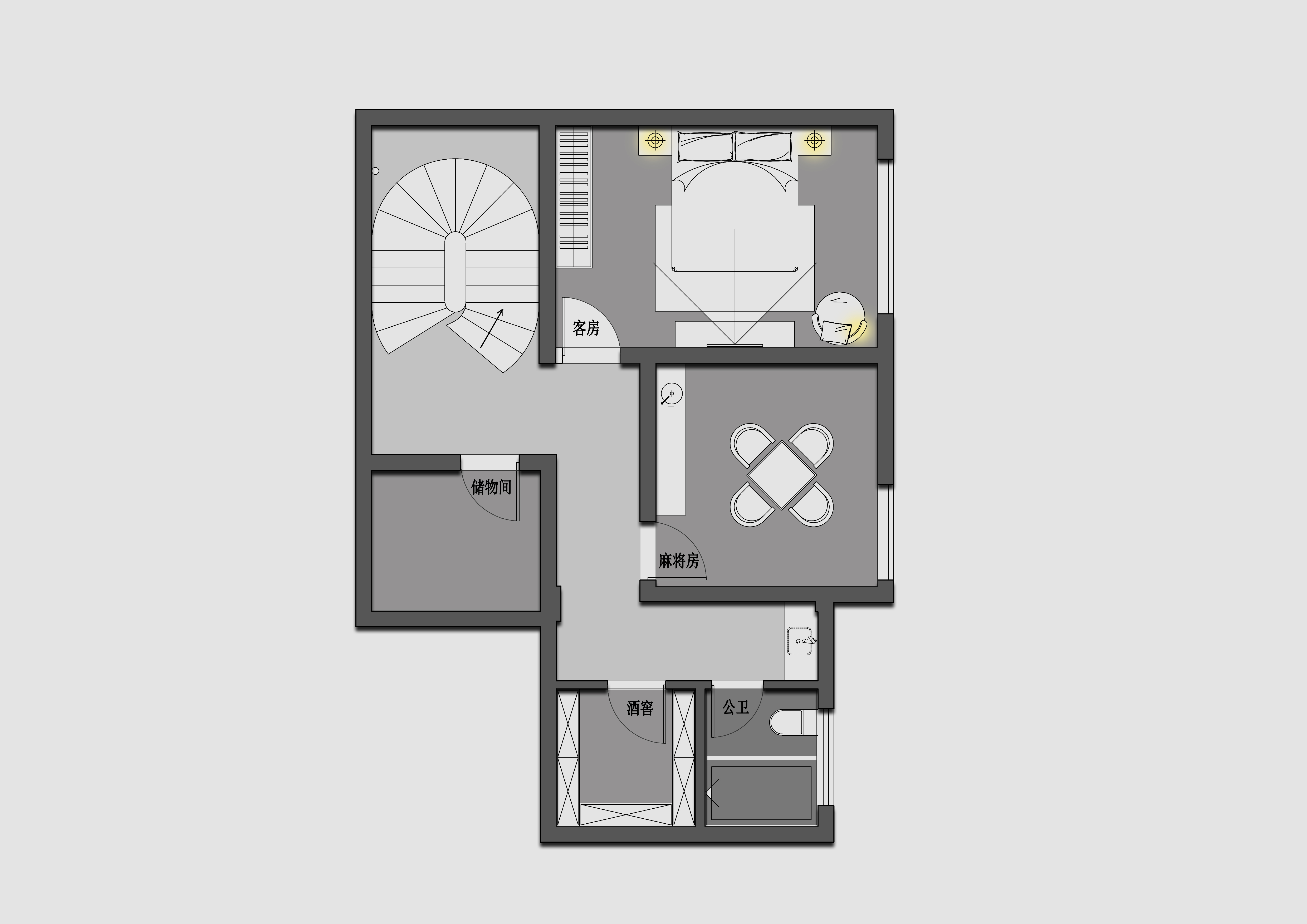 580㎡的当代中式,引领一种惬意优雅的都市生活!