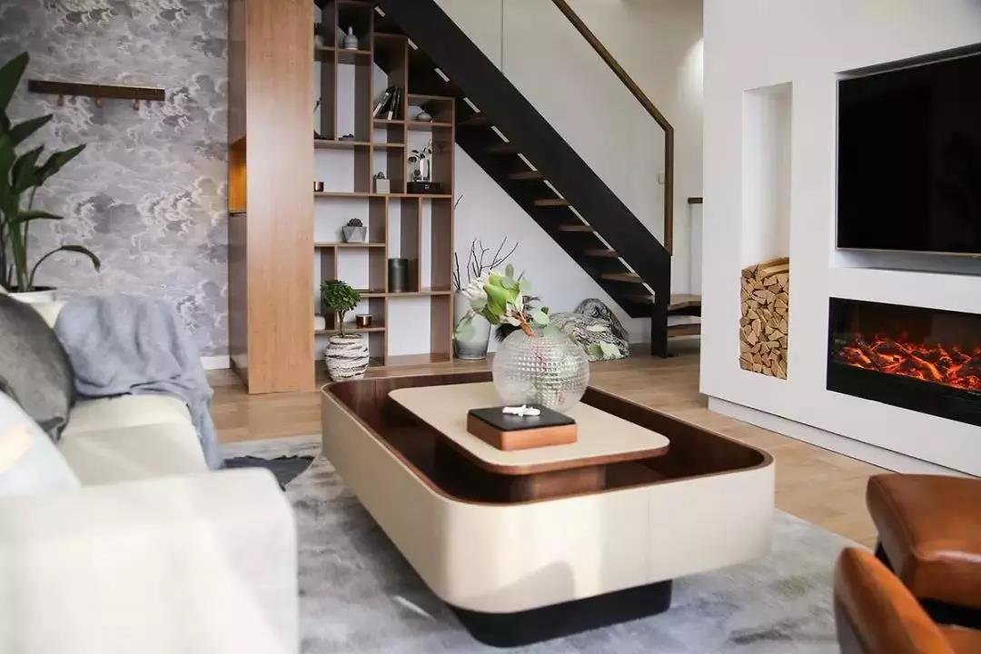 140平简约风三居室,厨房里的小黑板居然是美食食谱的聚集地