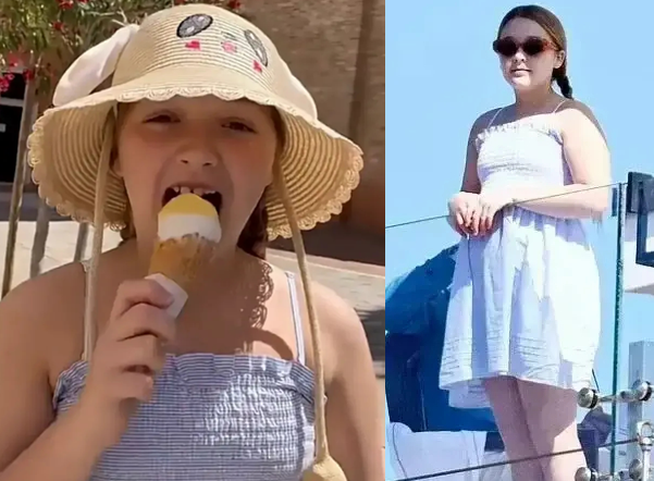 超模|阿汤哥女儿近照！16岁身材似超模，与小七一起长大，颜值碾压小七