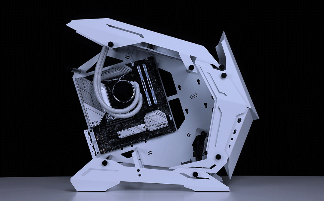 高通骁龙|迷你版“巨物”异形机箱，搭配可超频的非K酷睿i5-12400装机分享