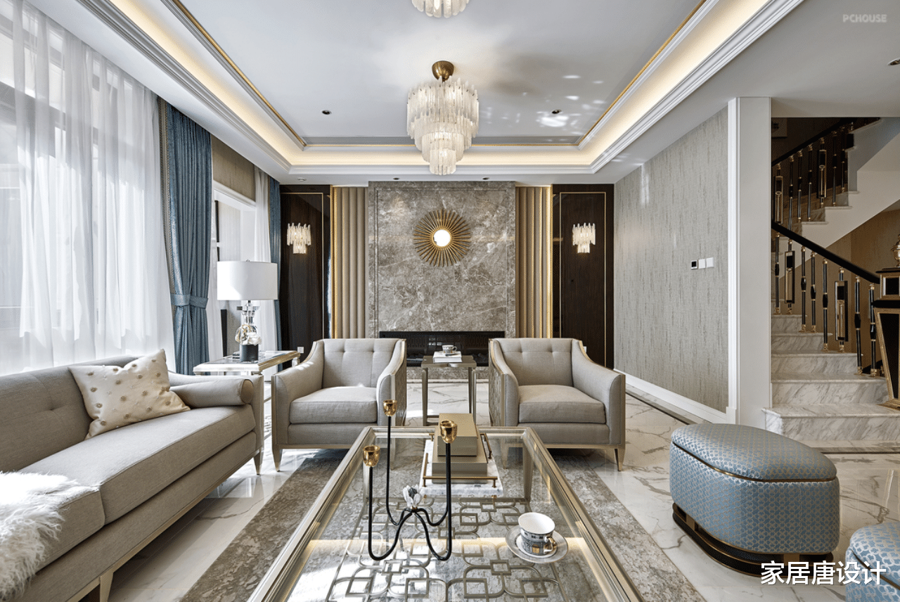 贵气大方的别墅,不仅有优渥的空间优势,更有完美的家装设计