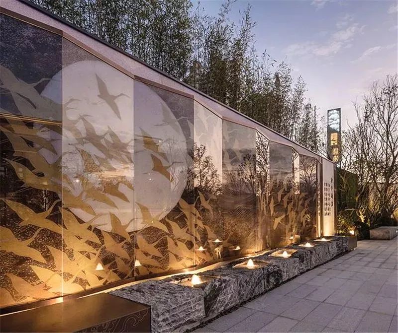 庭院设计中独特的造景手法“漏景” ，若隐若现的东方韵味