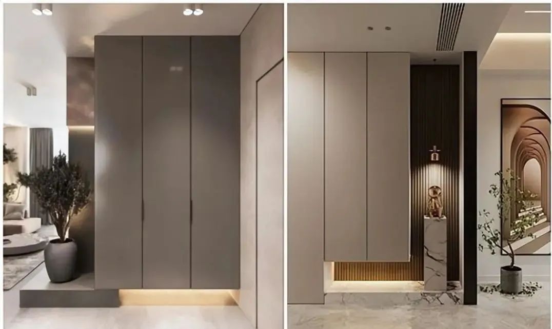 常见的5种入户隔断,组合样式各有不同,颜值收纳个个都没得说!