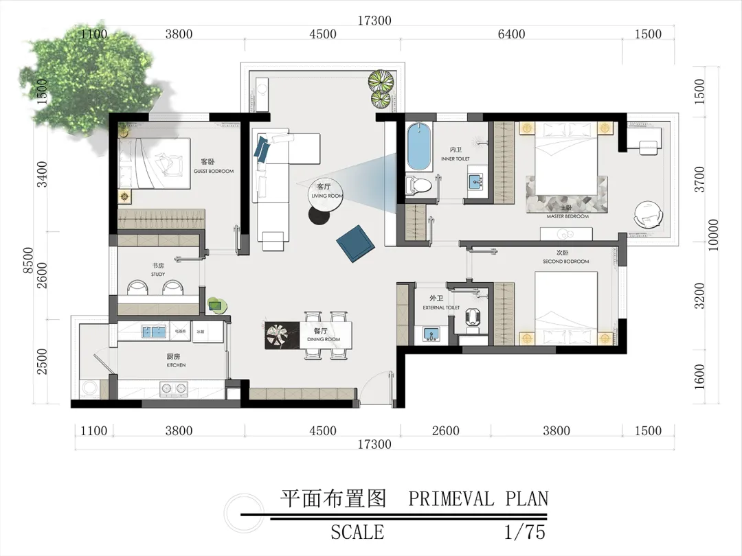 【鲁班装饰】绿地喜悦里168㎡现代简约风格,简约人生