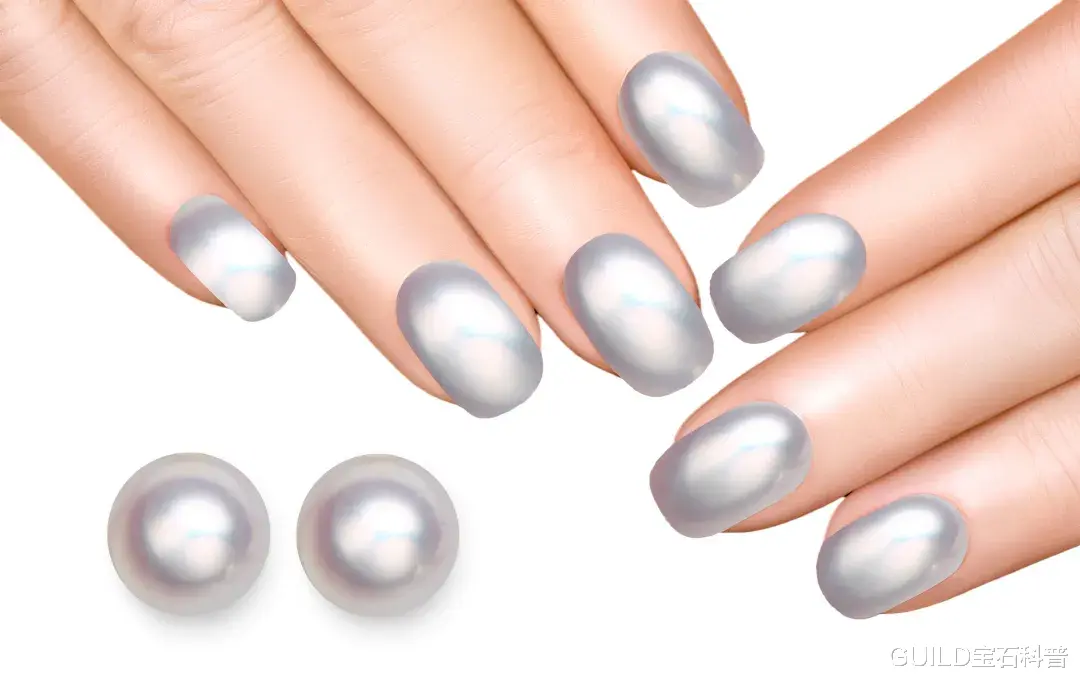 美甲 春节将至,把宝石做成美甲,能有多美?