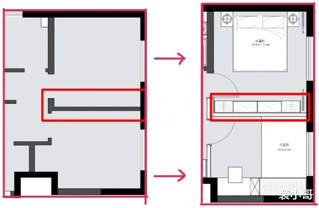 全屋定制更优秀,看这对小夫妻如何把玩空间,一进门就把人吸引住