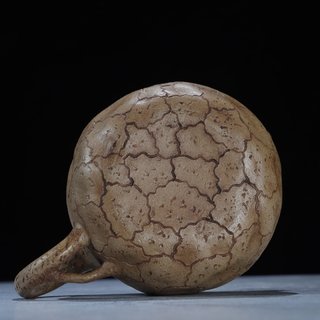 嘉庆|臻品 手工柴窑 地裂纹 紫砂壶