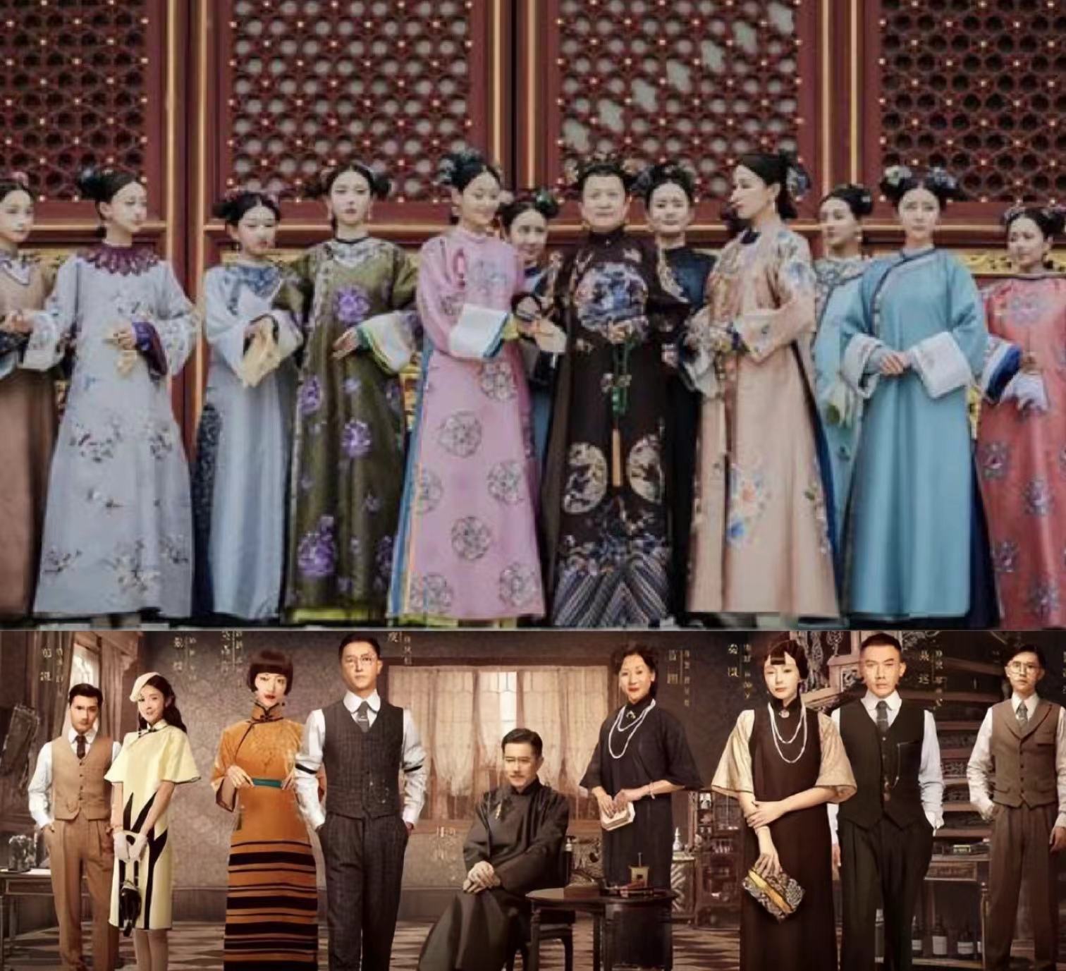 于正|于正《传家》民国造型火了，旗袍古典时髦，网友却说：眉毛真怪异