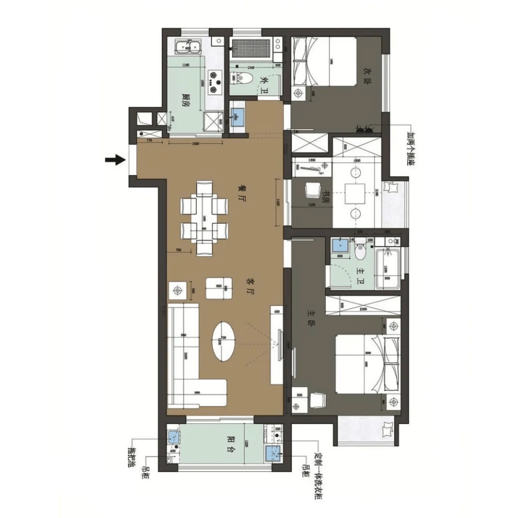 115㎡北欧+日式的混搭,15万能有这样的效果,值得大家借鉴模仿