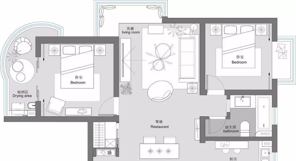 108㎡森系庄园式装修,低调沉稳配色,打造民宿范儿休闲家居!