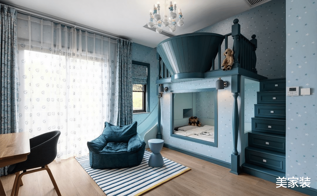 498平的大空间,精选美式风格,构建舒适通透的住宅