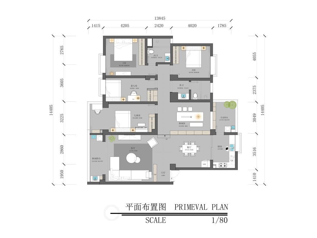淏园169㎡现代风格,低调奢华
