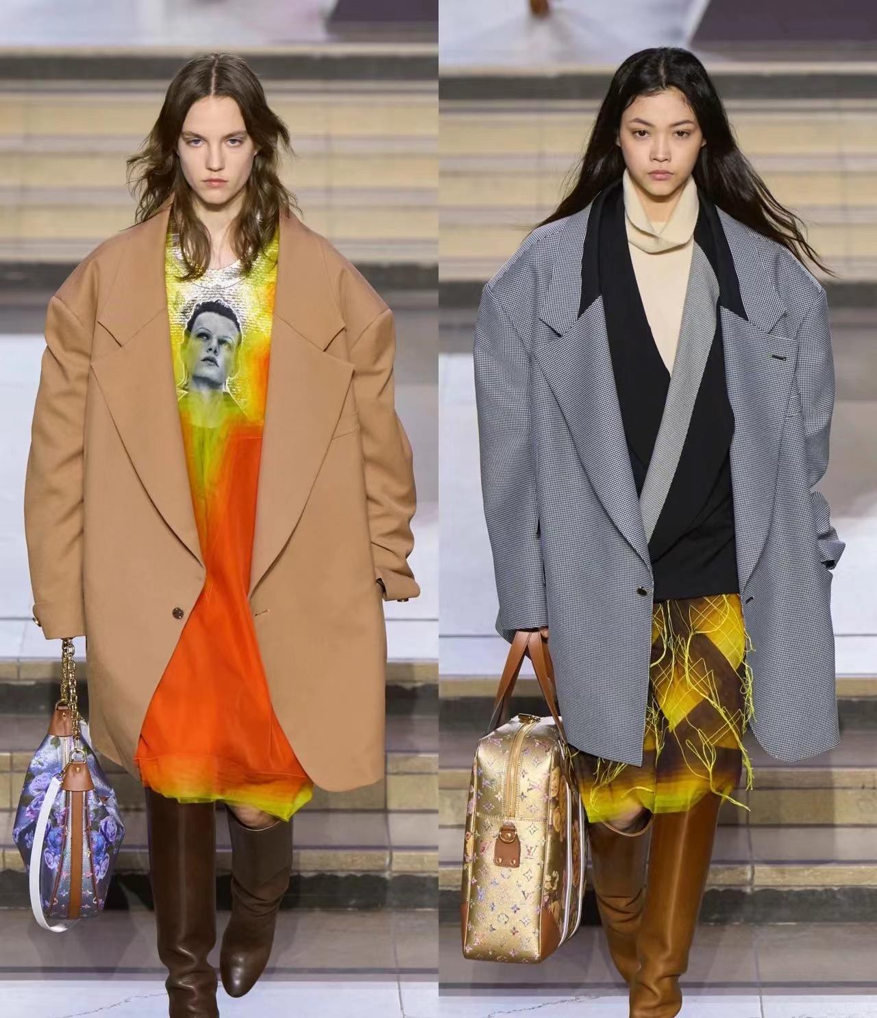 lv|22秋冬LV女装大秀,酷女孩 “秀场”到“职场”,混搭风碰撞好帅
