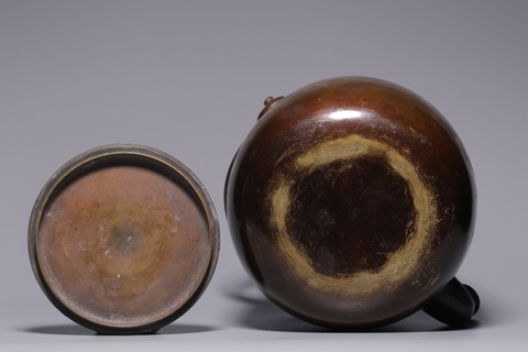 |民国，铜提梁壶