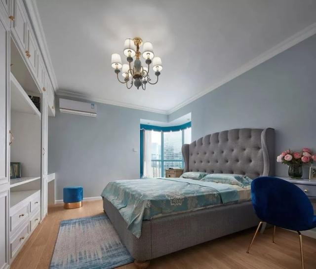 137㎡美式风格三居，清新浪漫、时尚高雅的精致感