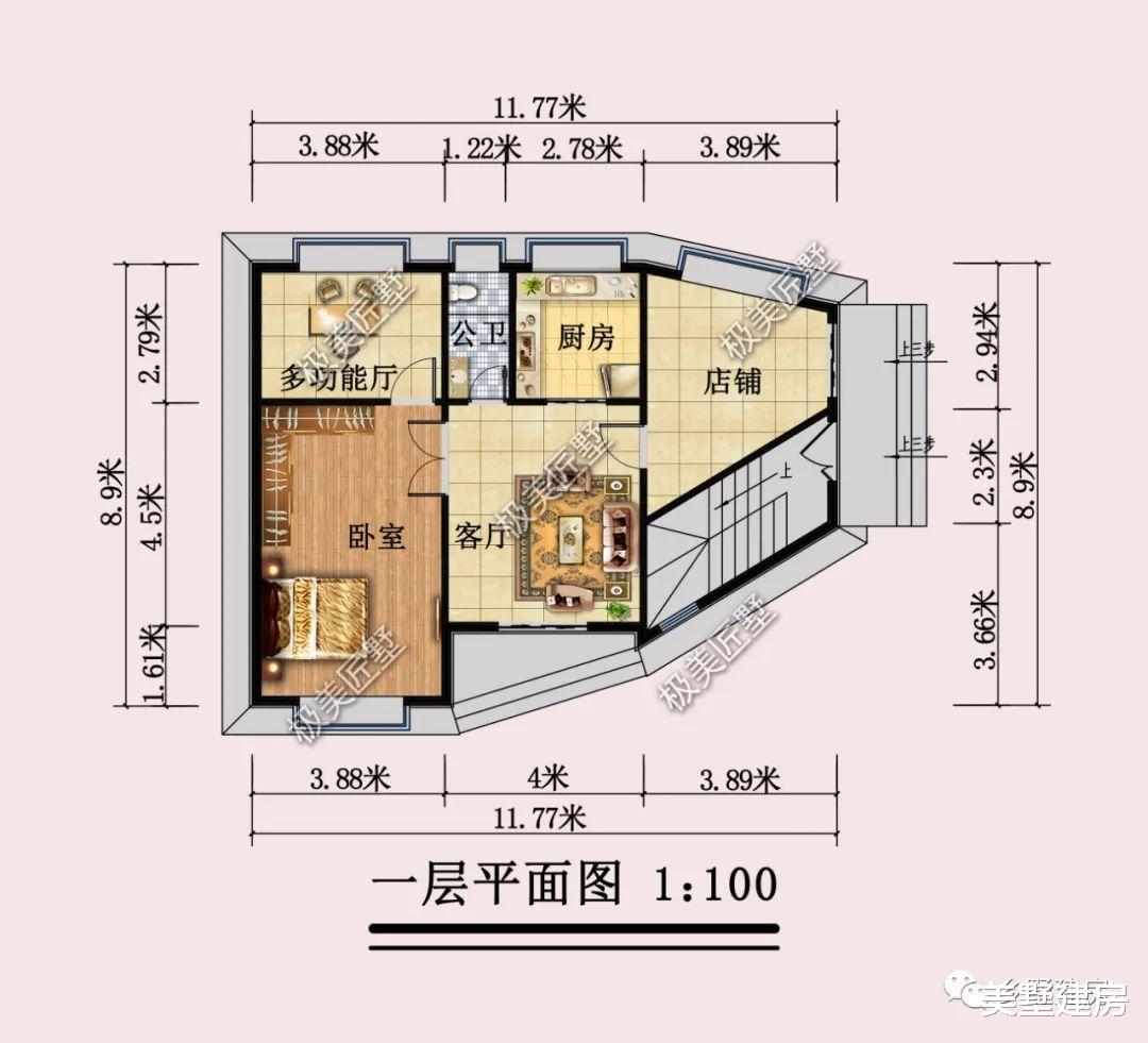 还在为宅基地不规整发愁？这个设计就不错，潮流的现代风！