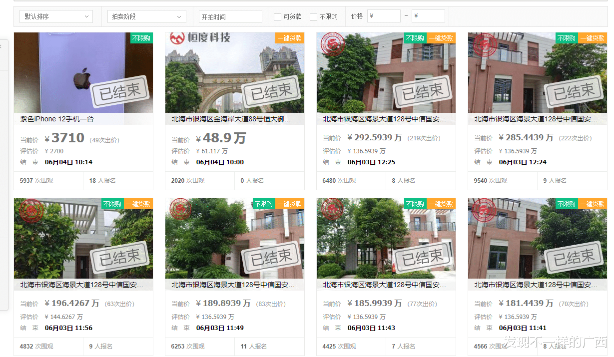 长沙|中信国安北海第一城12栋双拼别墅低价被拍卖,有人一下买两栋