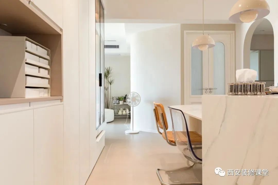 90㎡三室变两室,客卧互换成就清新家