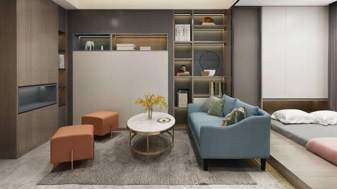 41㎡现代风小户型，空间虽小，但满足一切需求！