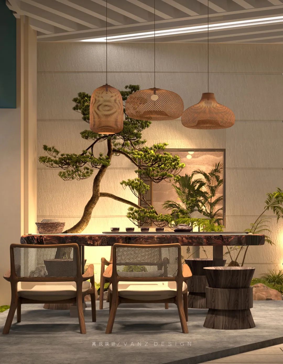 80平私人茶室设计,爱茶者心之所向