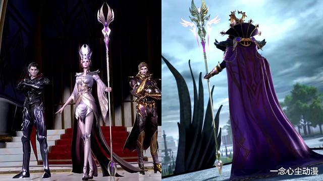 比比东|斗罗：都在吐槽比比东新装难看？权杖更霸气了，似有罗刹气息出现