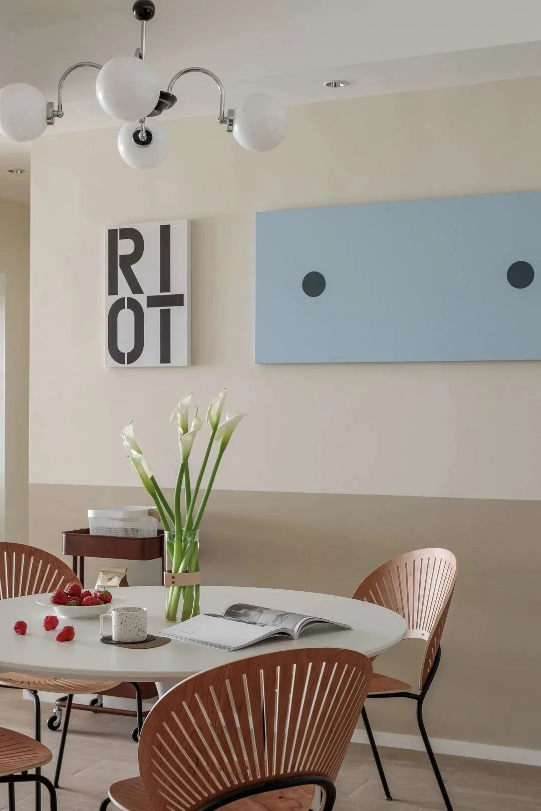 120平北欧风格装修,主卧真绝了,绿色系清新好治愈!