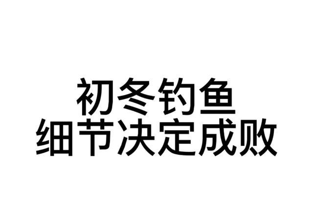 饵料|入冬爆护很难?合格钓鱼佬必知的三大经验,让你随时了解鱼的动向