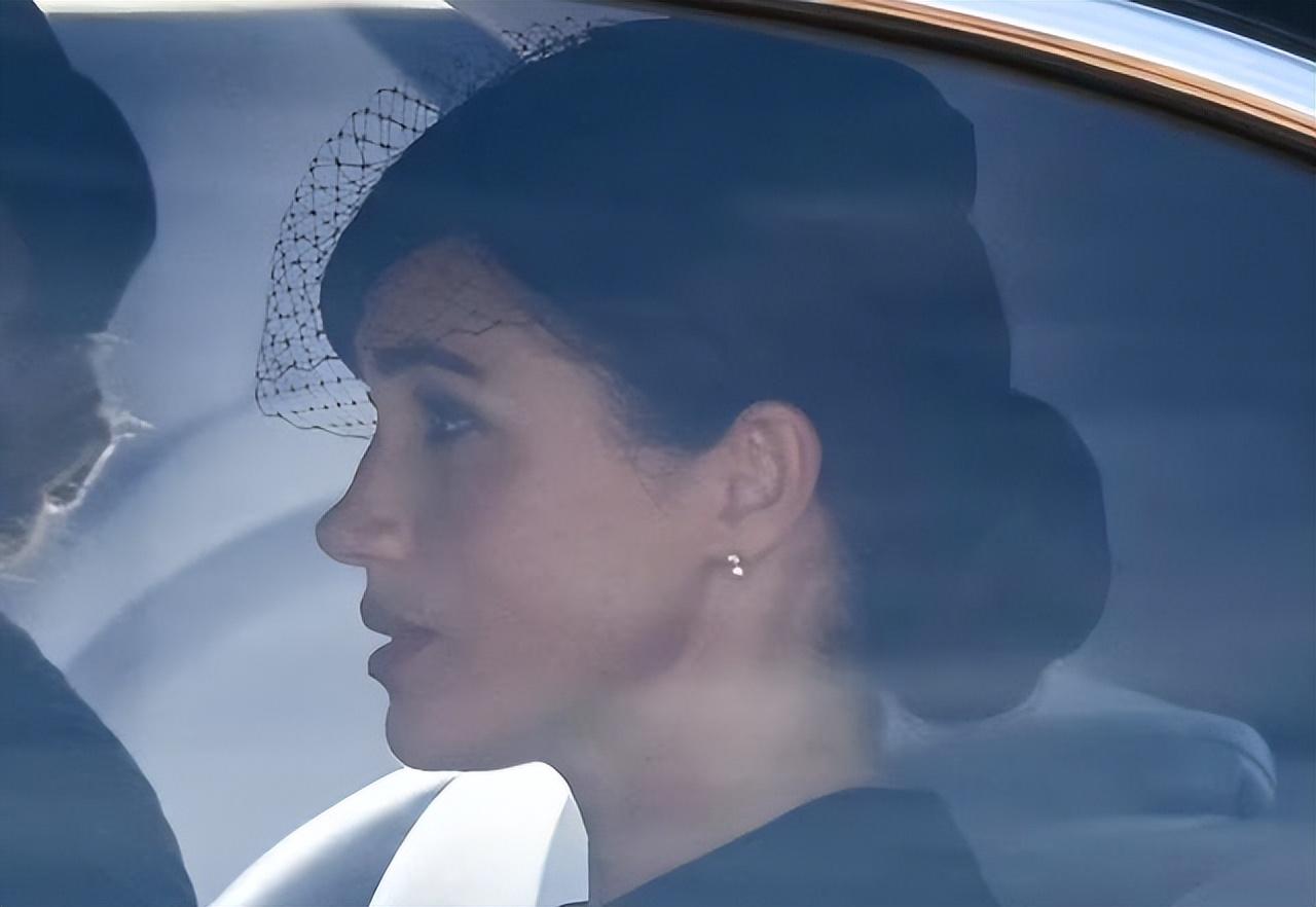 苏塞|梅根裙摆处有折痕,疑似全程佩戴着录音设备,只为收集更多情报