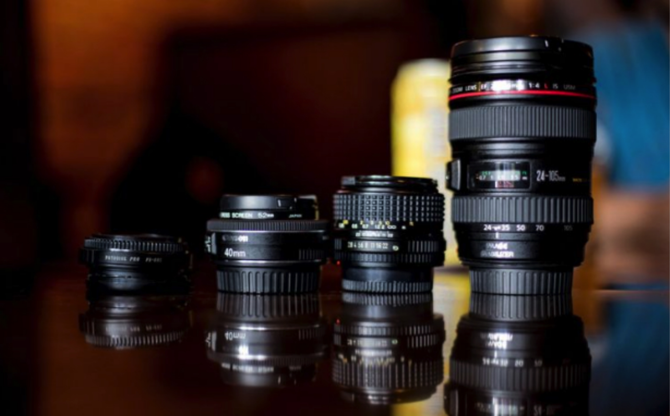 选择不同的镜头，拍摄你想要的效果