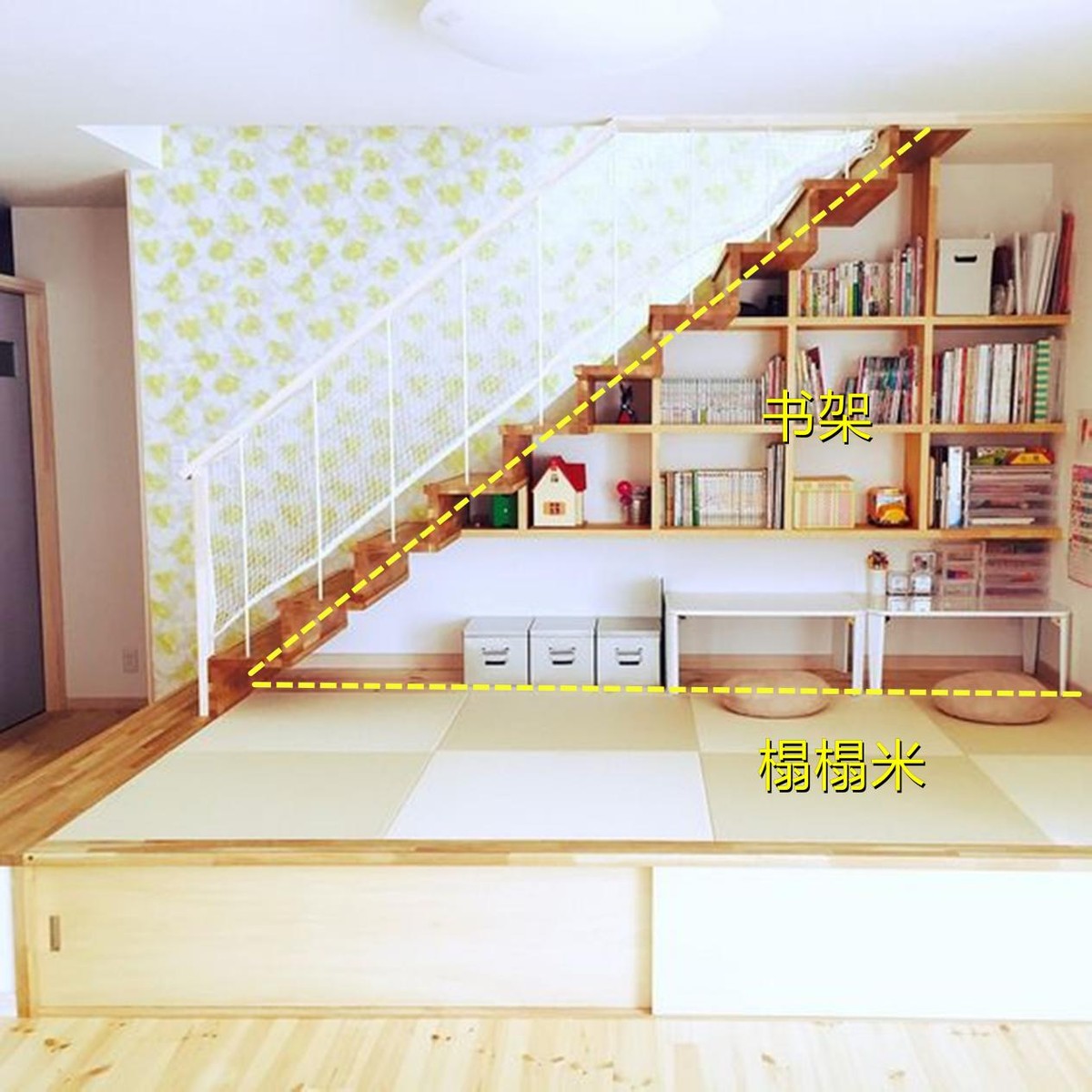 以后我家也要这么设计!楼梯下6种书房装法,占不到1㎡却很实用