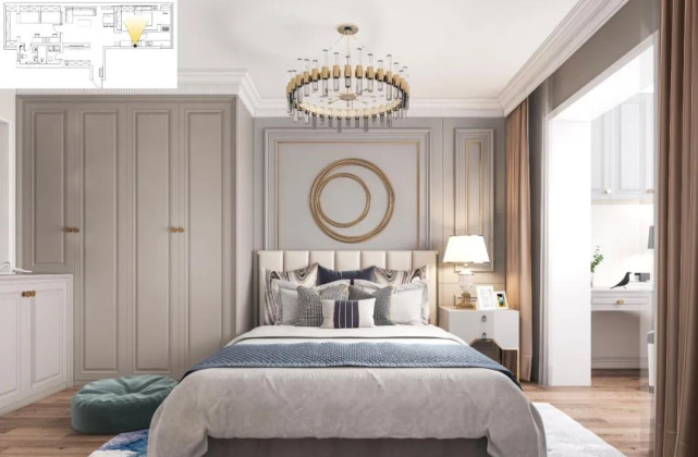 两居室改造秘籍来了!113㎡全屋打造简美轻奢风,效果太精致了