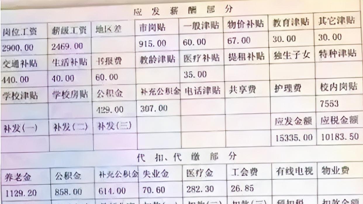 大学老师工资有多高？北大教师晒出工资单，网友看后难以置信