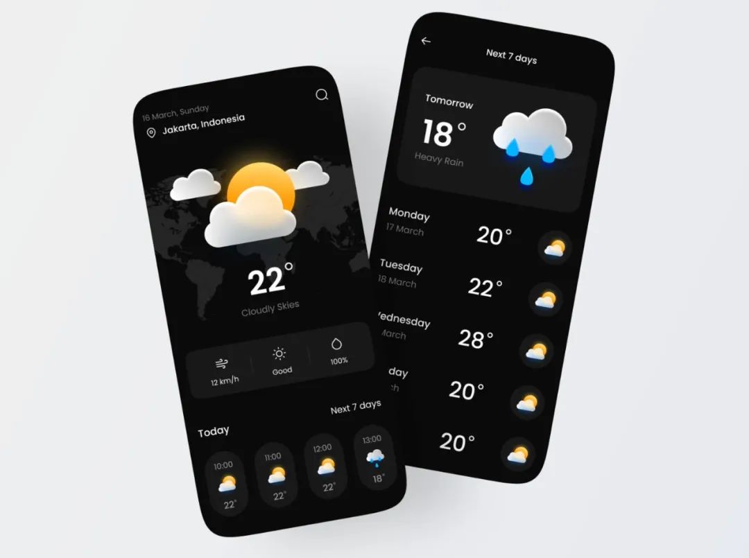 meta|国外APP界面设计!简 中 有 美