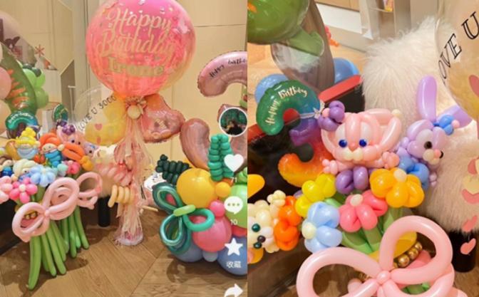 陈赫|陈赫母亲晒孙女庆生照!小咲咲扎马尾侧颜曝光,脸蛋肉乎眉眼像爸