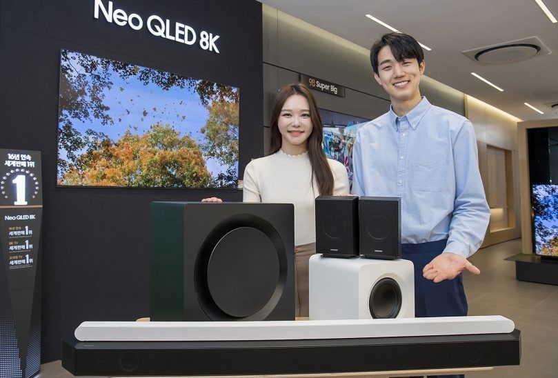 音箱|三星最新的条形音箱具有 3D 环绕声、Q-Symphony 和杜比全景声