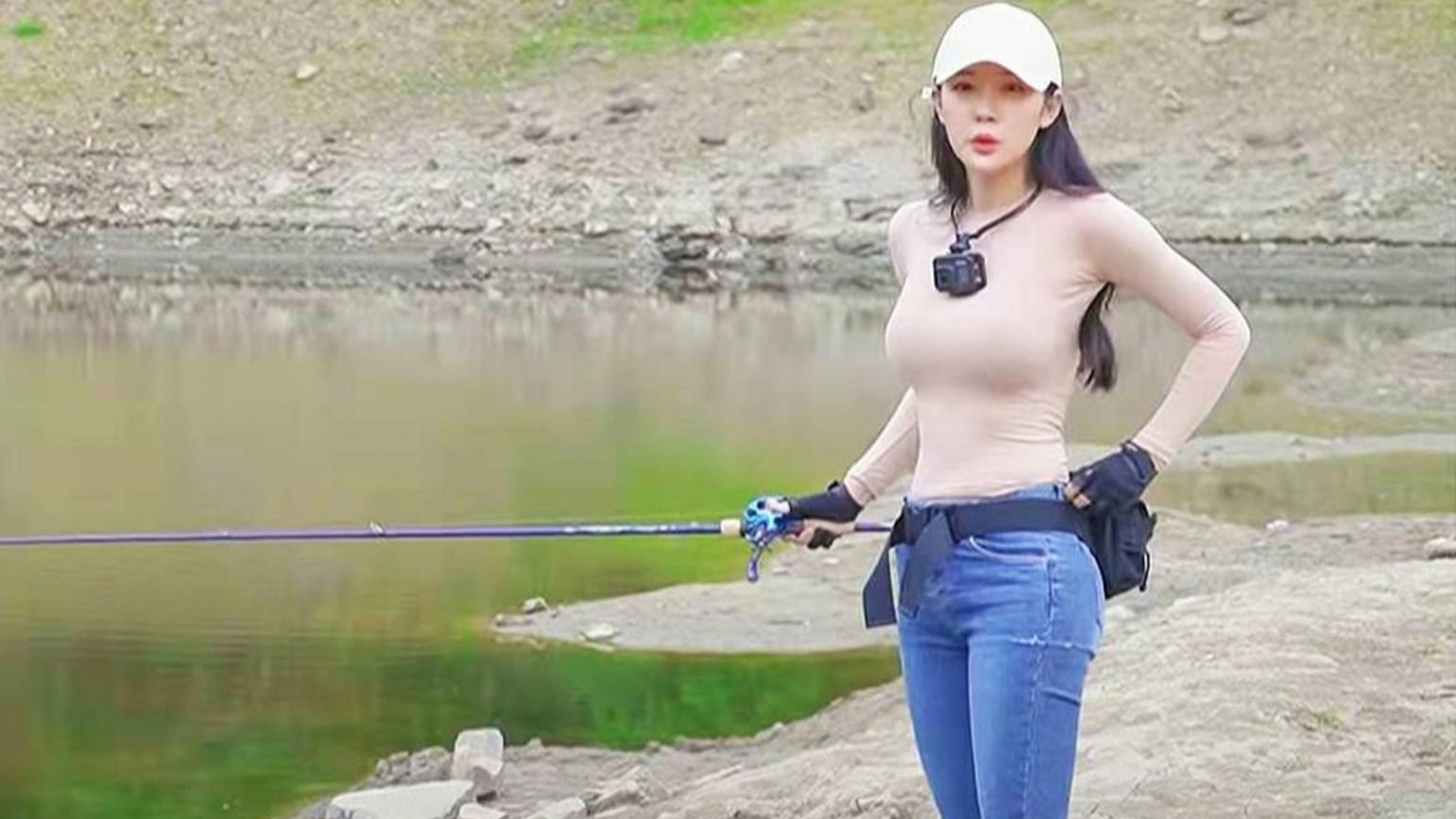 韩国|韩国女钓手：你们那是来看钓鱼的吗？我都不好意思点破你们