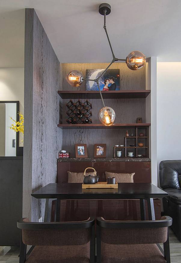 小户型餐厅卡座设计,给家1平米的情调!