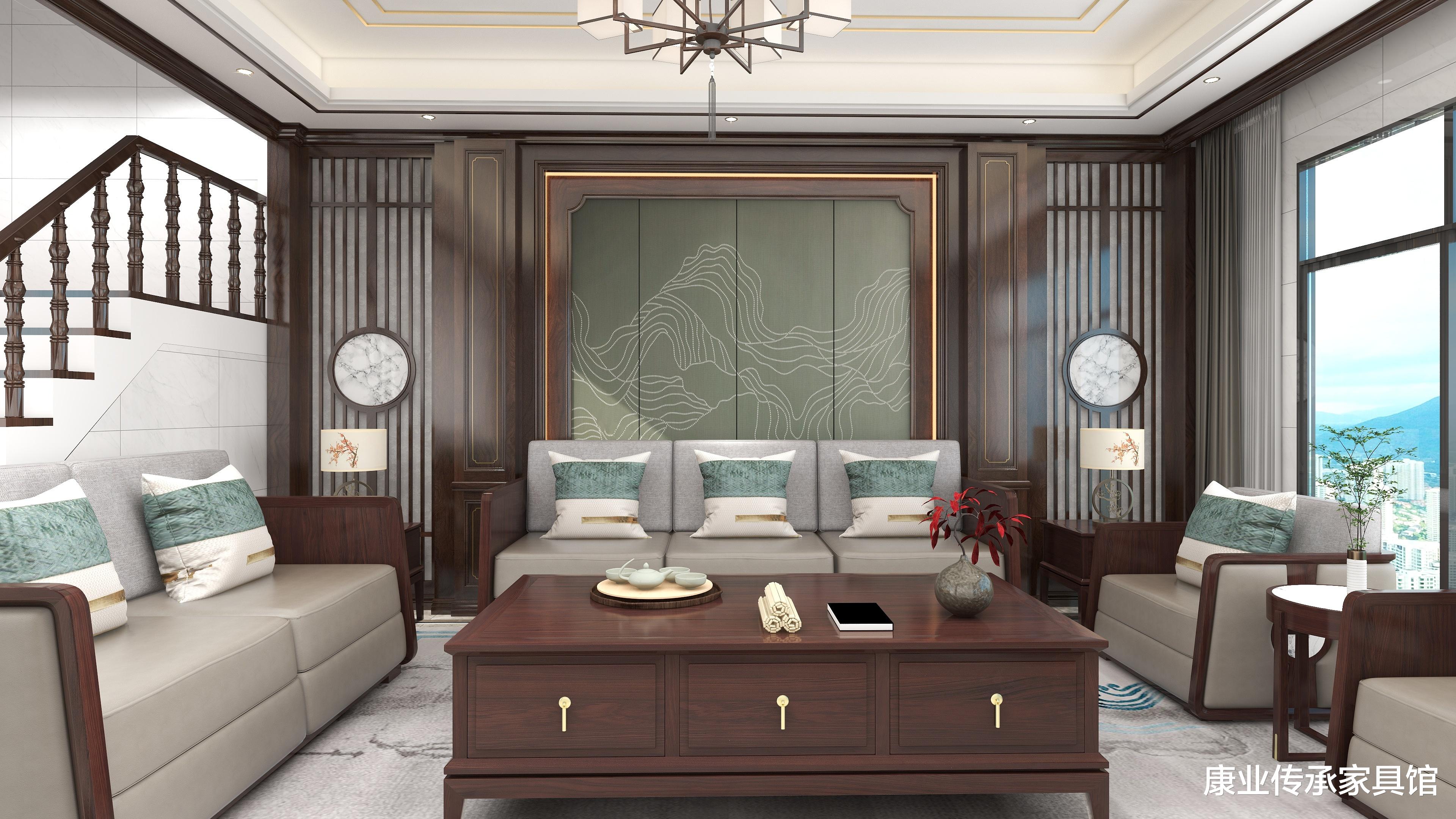 新中式装修案例,方寸之间散发着亦古亦今的层次之美