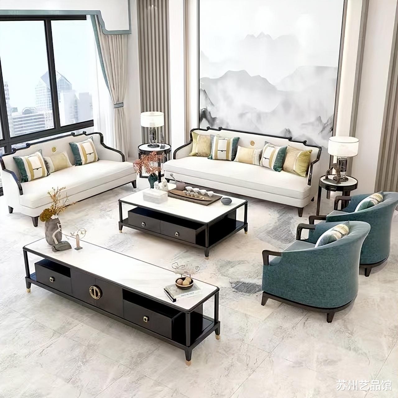 新中式家具清新自然,给人一种清雅美好的感觉