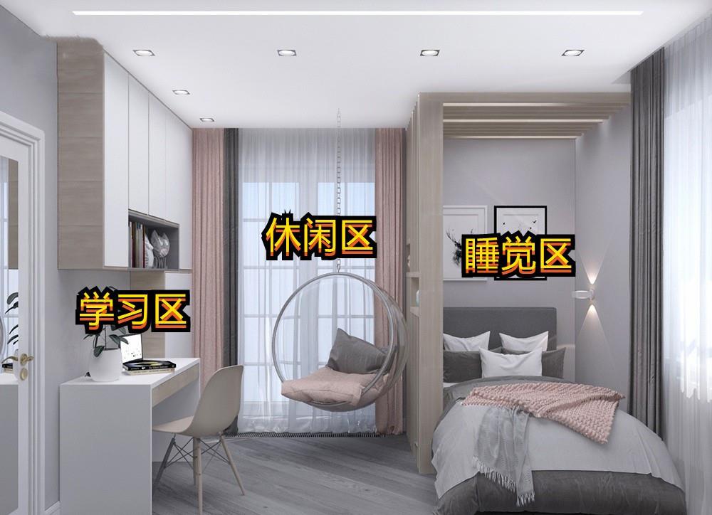 卧室“偷面积”?跟着学做1m宽到顶隔断,一房变多房,太聪明了