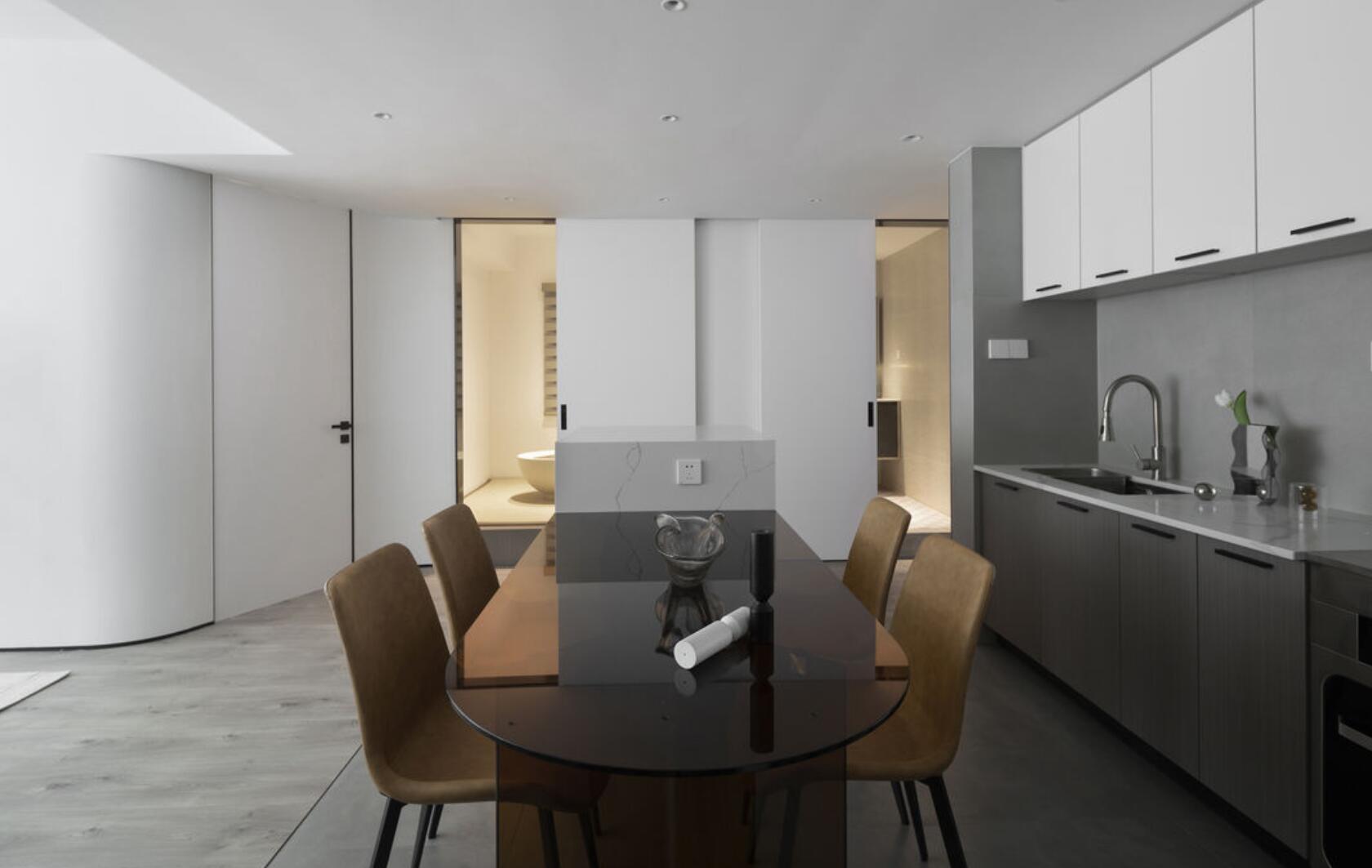 这是我见过最干净的家!65㎡,全屋留白,小户型也能有大空间感