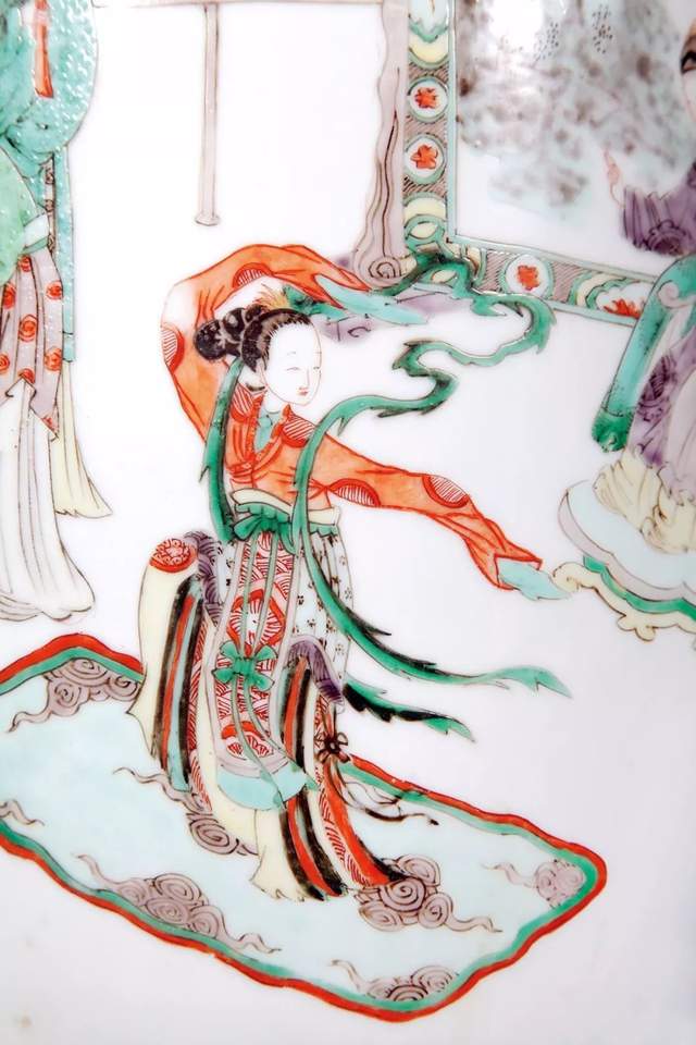 玉雕|康熙瓷器上的仕女图：如花美眷，似水流年