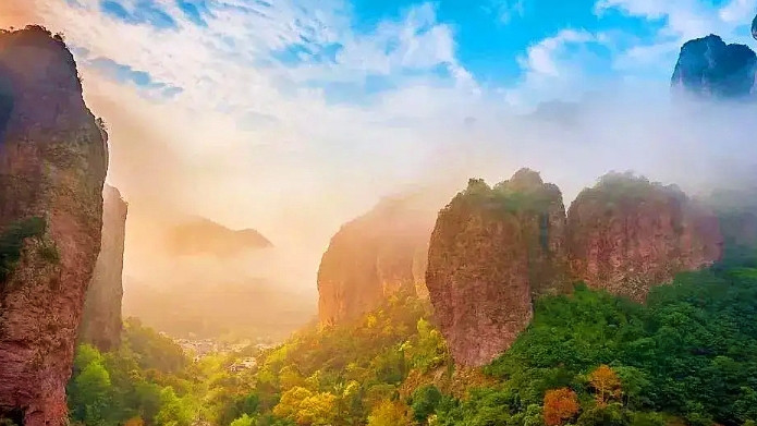 雁荡山|雁荡山风景秀美，曾被称为浙江第一山，森林茂密空气清新