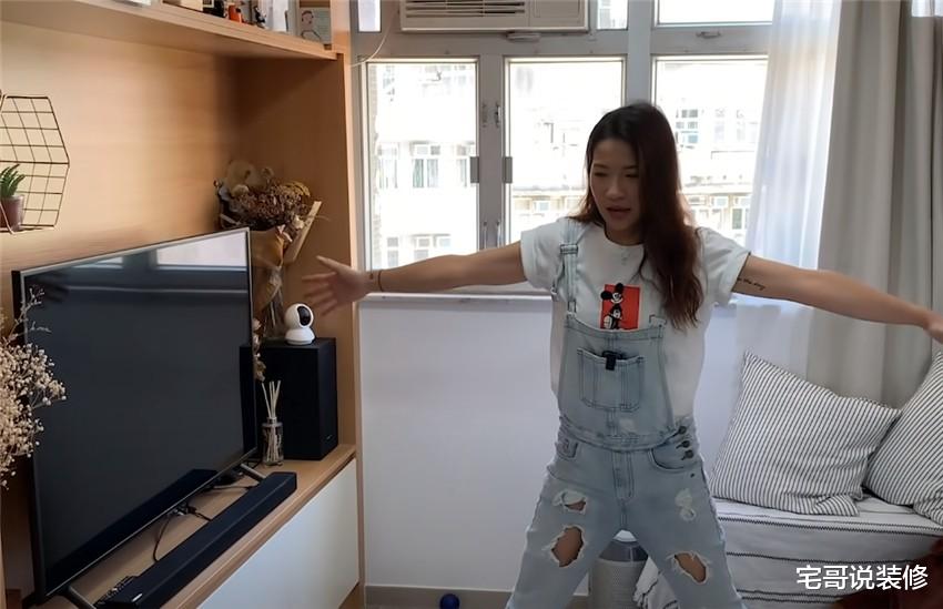 香港90后姑娘买下32㎡“老破小”,“穷装”翻新,网友:真是服了
