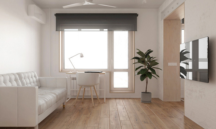 30平米怎么做到五脏俱全,看完这套房你就知道怎么装了!