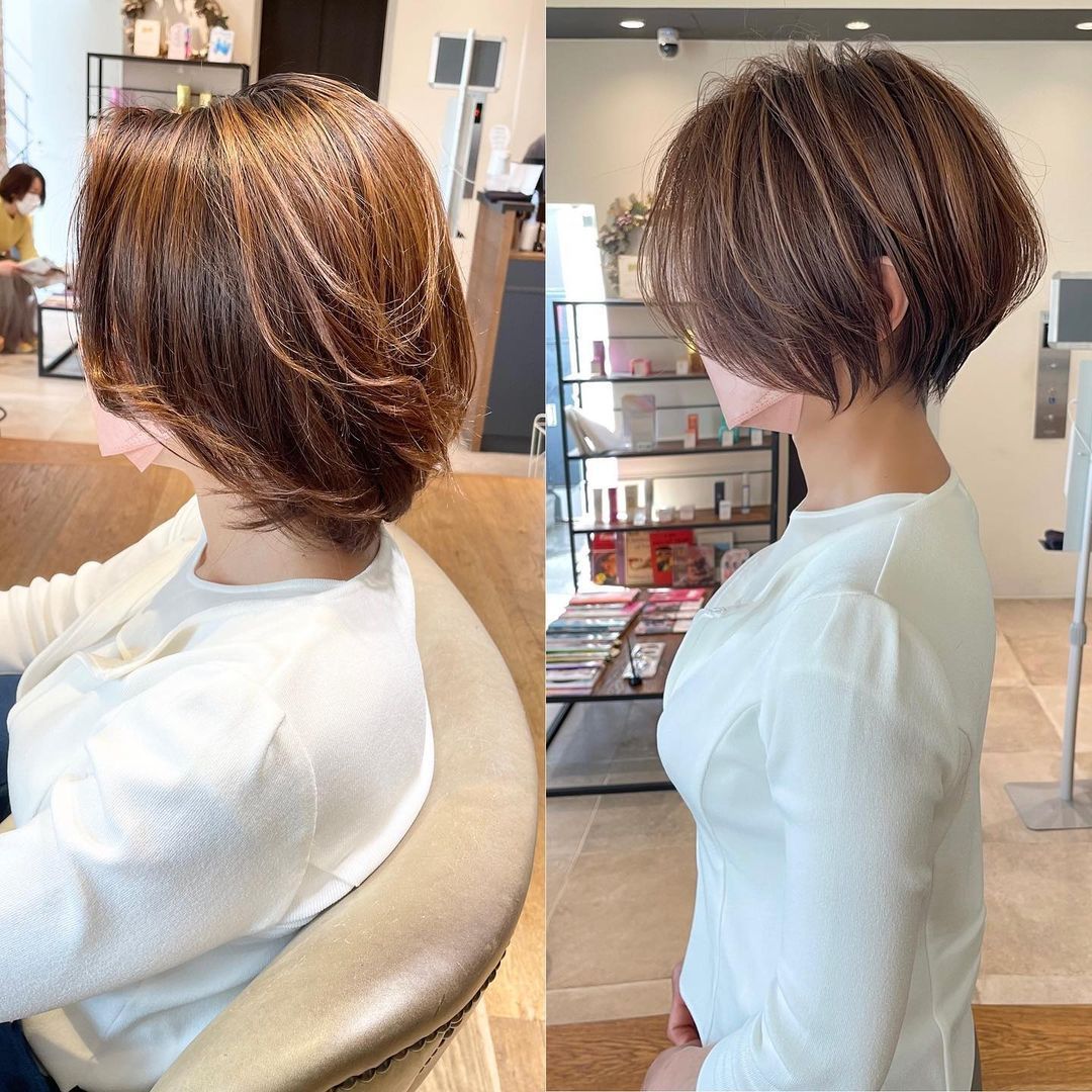 短发 只是换换发型，没想到这么美，简直就像换张脸