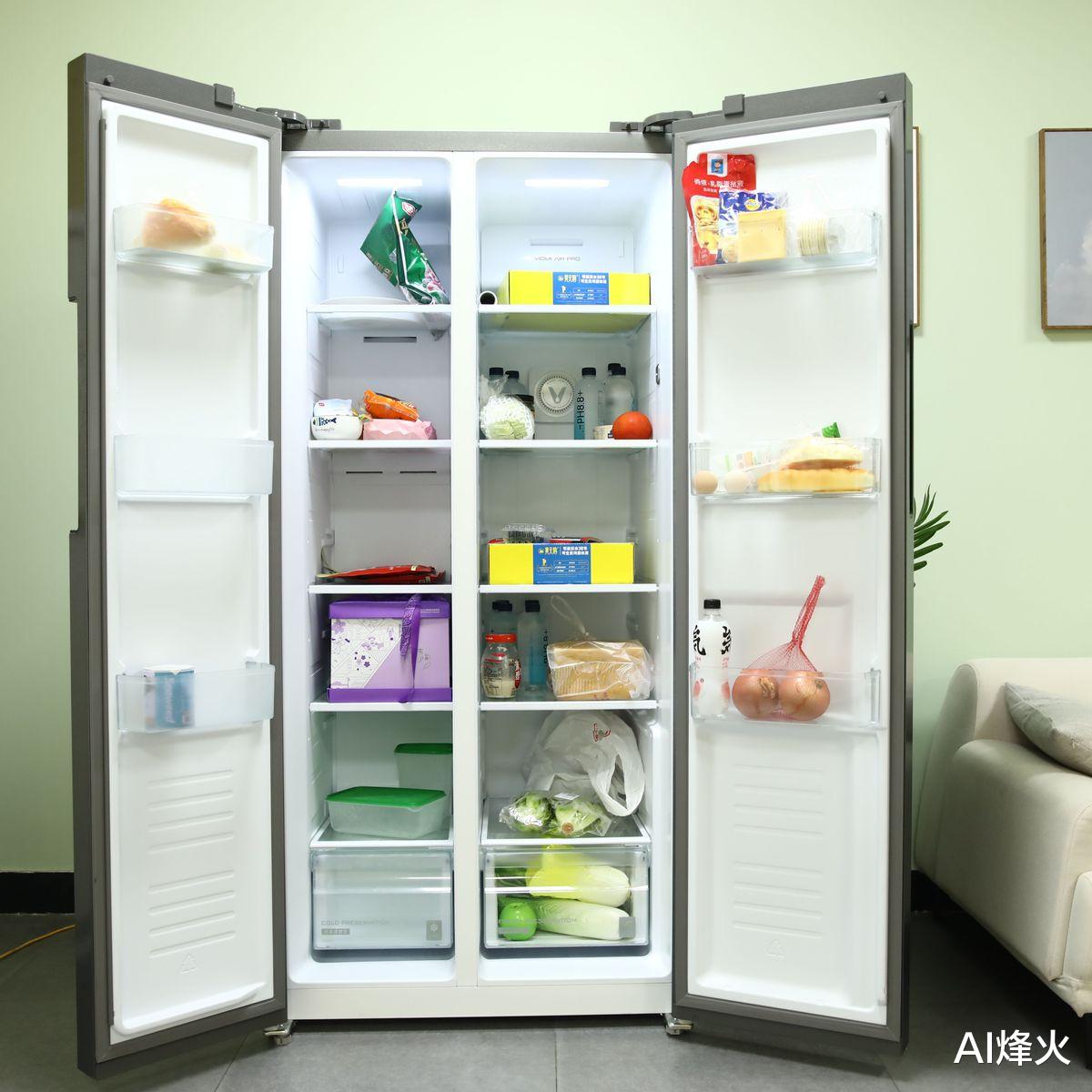 机器人|年货节晒单:云米525升对开门大屏智能冰箱带来厨房新体验