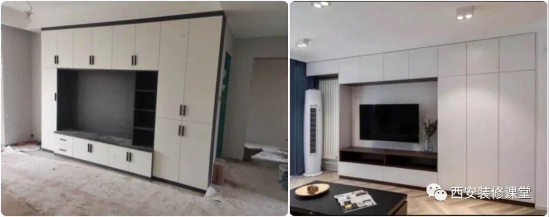 电视柜翻车,客厅整体垮掉