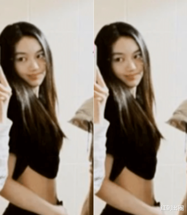 李嫣|15岁李嫣和闺蜜聚会,露出一截腹部扮性感,五官大变差点没认出